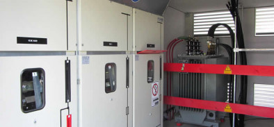 Das BHKW arbeitet mit Biogas