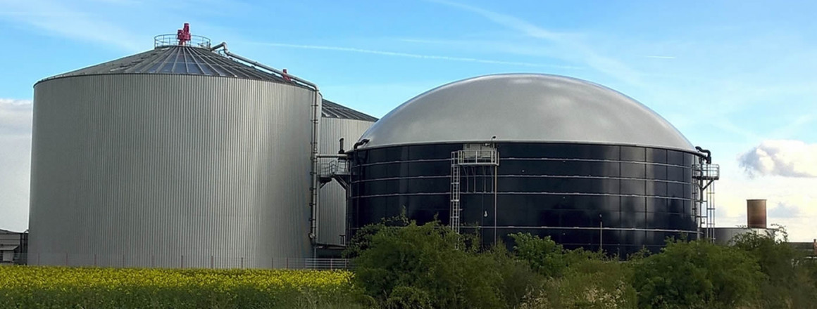Biogas herstellen in einer Biogasanlage