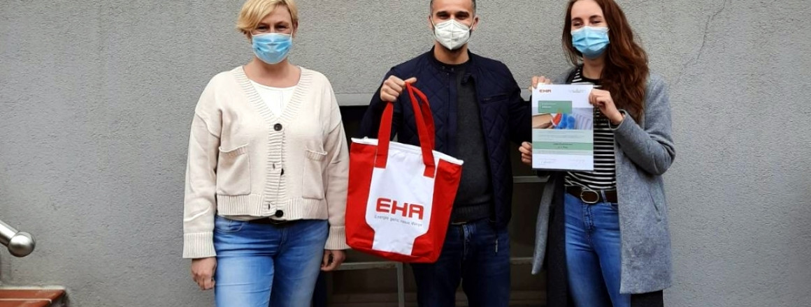 HaKiJu Wärmesparjahr Die Gewinner bei der Preisübergabe von EHA